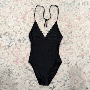J. Crew Classic Black Swimsuit